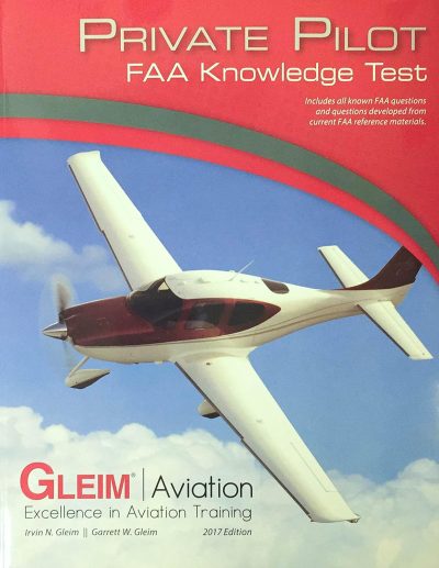Private Pilot FAA Knowledge Test book by Gleim